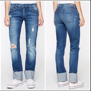 Blank NYC Deep Cuff Straight Leg Jean